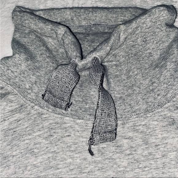 Free People Heather Gray Cowl Neck Sweatshirt - Picture 6 of 9